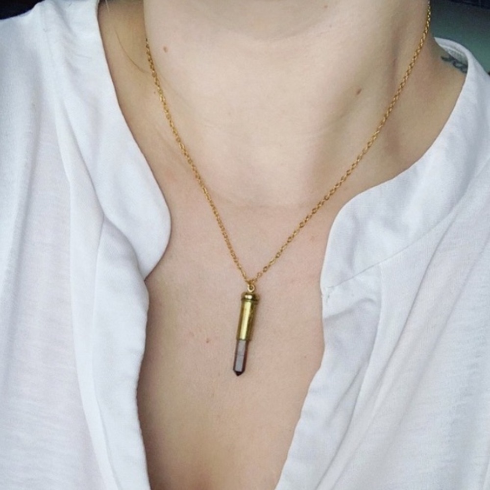 Smoky Quartz .22 Necklace
